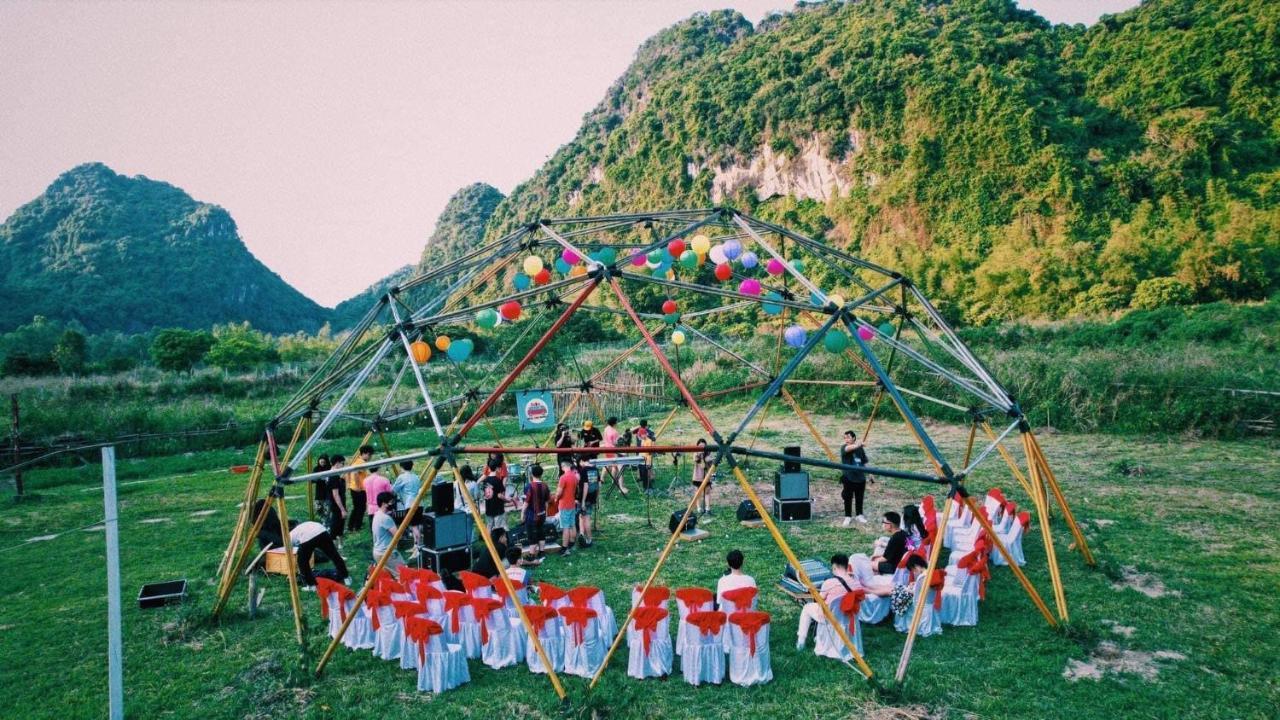 Hostel Woodstock Jungle Camp Hien Hao Exterior foto