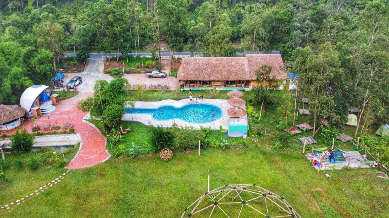 Hostel Woodstock Jungle Camp Hien Hao Exterior foto
