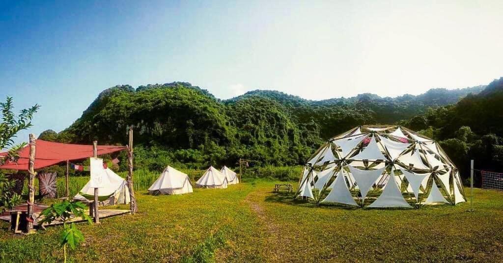 Hostel Woodstock Jungle Camp Hien Hao Exterior foto